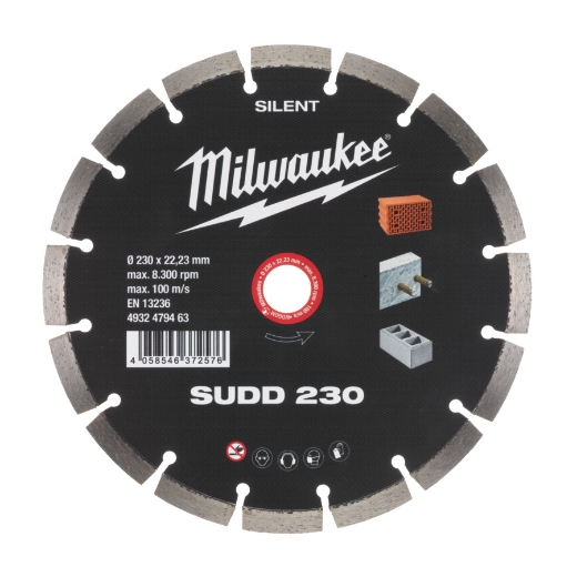 MILWAUKEE Diamant-Trennscheibe Silent SUDD230