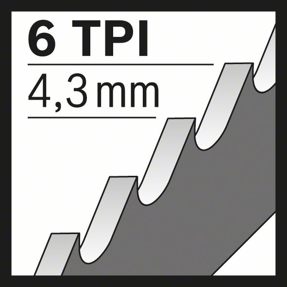 BOSCH Säbelsägeblatt S 611 DF, Heavy for Wood and Metal, 5er-Pack