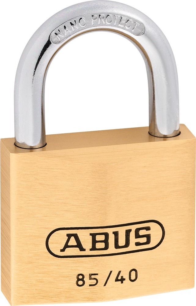 ABUS Zylindervorhangschloss 85 HB, Messing massiv, 02511