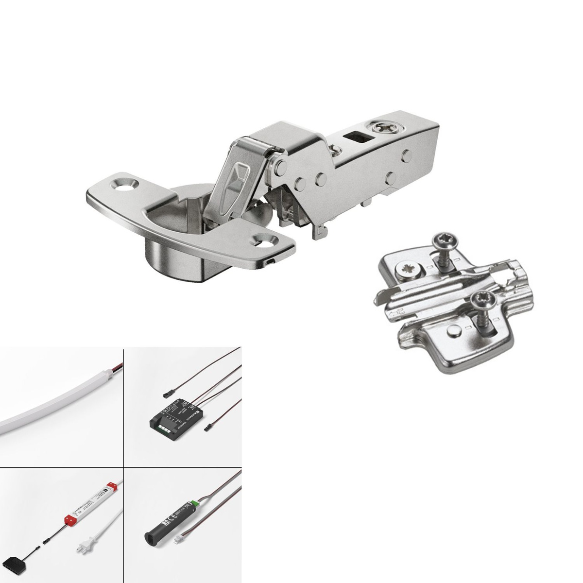 HETTICH Sensys Scharniere mit Versa Fix Promotion-Set