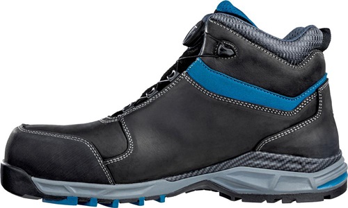 ALBATROS Sicherheitsstiefel TOFANE BLACK QL CTX MID Gr.45 schwarz/blau S3 EN20345