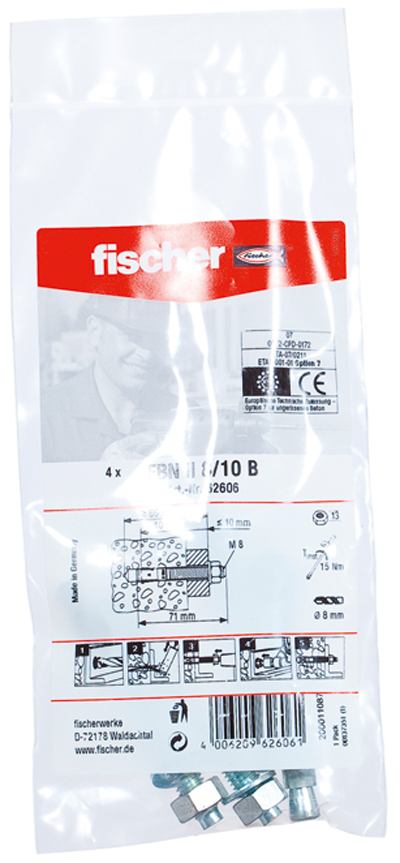 FISCHER Bolzenanker FBN II 8/10 B (4)