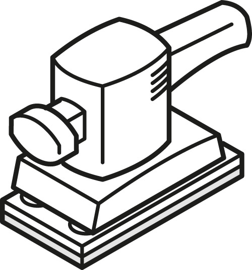 KLINGSPOR Schleifpapier ANTISTATIC PS 22 F ACT