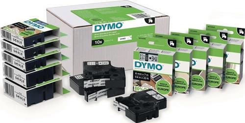 DYMO Schriftband Band-B.19mm Band-L.7m Stand.schwarz auf transp.DYMO