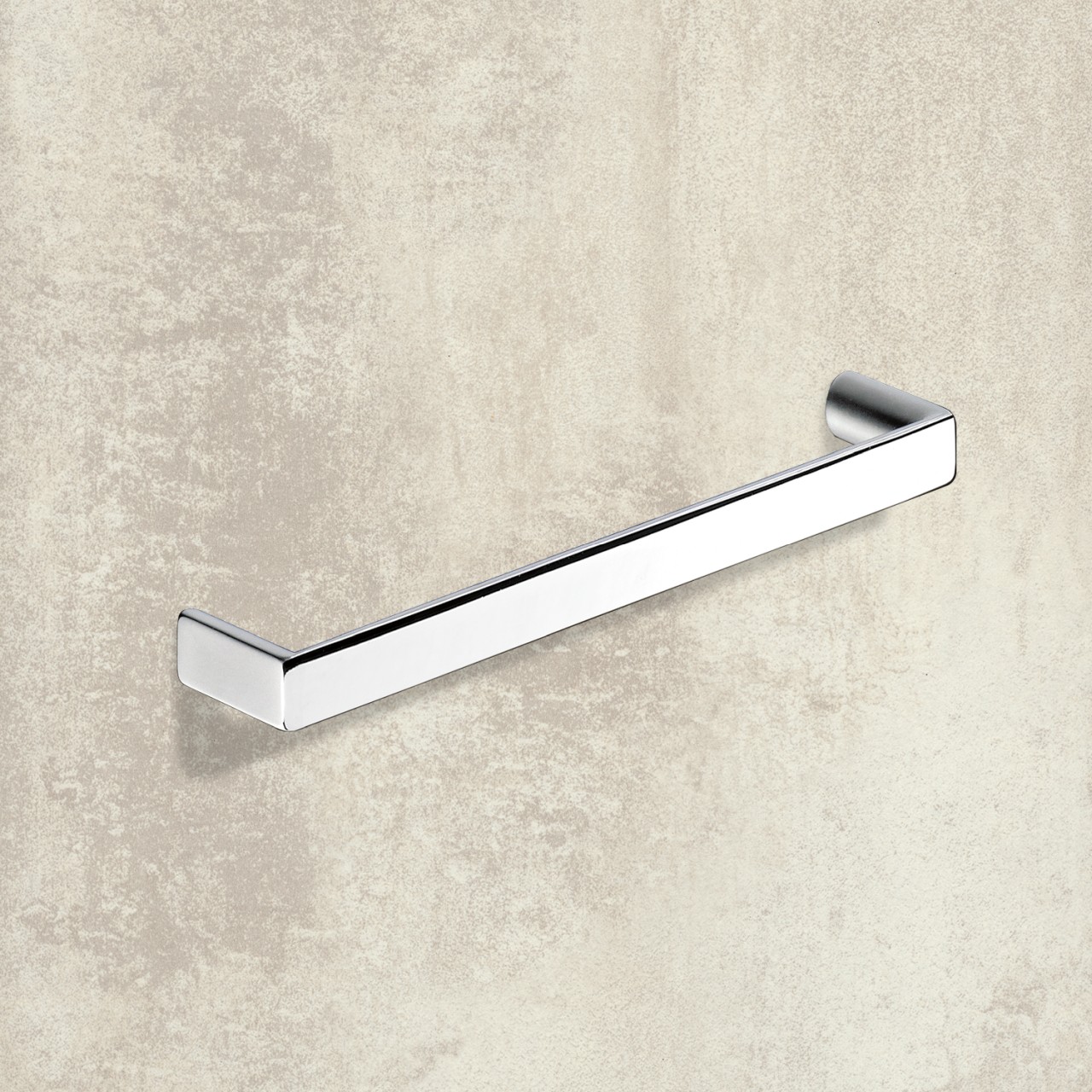 HETTICH Griff Belluno, •–• 96, L 130 mm, B 9 mm, H 28 mm, Verchromt matt, 43642