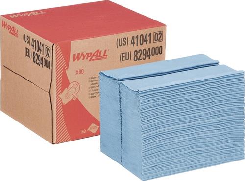 WYPALL Wischtuch WypAll® X80 8294 L427xB282ca.mm blau 1-lagig WYPALL