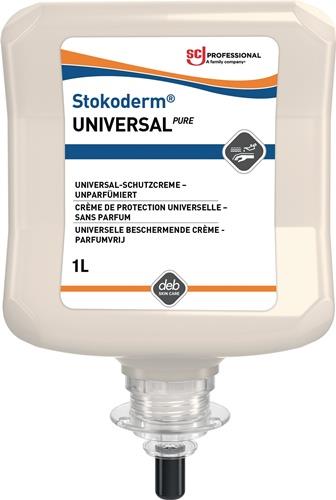 SC JOHNSON PROFESSIONAL Hautschutzcreme Stokoderm Univ.PURE 1l unparfümiert ungefärbt Kartusche