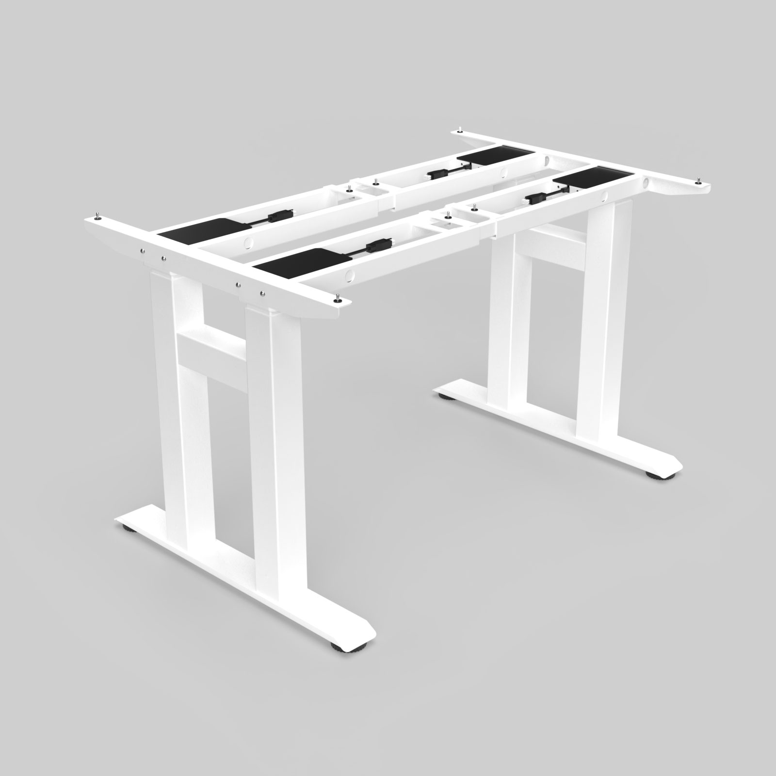 BMB E-SOLID Elektrisch höhenverstellbares Schwerlastgestel 450, 660-1110 mm, Reinweiß, RAL 9010