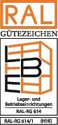 SCHULTE LAGERTECHNIK Steckregal H2000xB1000xT400mm Grundregal 16 Böden 70xL 400mm rot/40xL 400mm blau