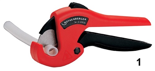 ROTHENBERGER Kunststoffschere ROCUT® TC 75 Prof.0-75mm PP/PE/PB/PEX/PVDF ROTHENBERGER