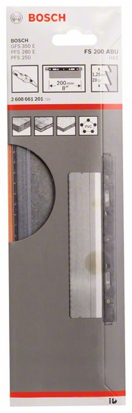 BOSCH Bündigsägeblatt FS 200 ABU, HAS, 200 mm, 1,25 mm