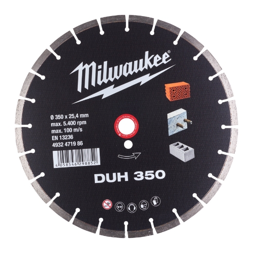 MILWAUKEE Diamant-Trennscheibe DUH 350