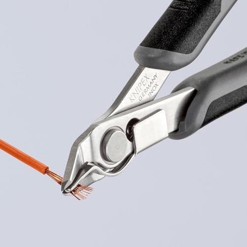 KNIPEX Elektronik-Seitenschneider Super-Knips® L.125mm Form 1 Facette nein pol.KNIPEX