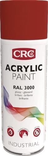 CRC Farbschutzlackspray ACRYLIC PAINT feuerrot glänzend RAL 3000 400ml Spraydose CRC