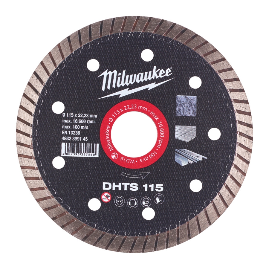 MILWAUKEE DIAMANTTRENNSCHEIBE DHTS115