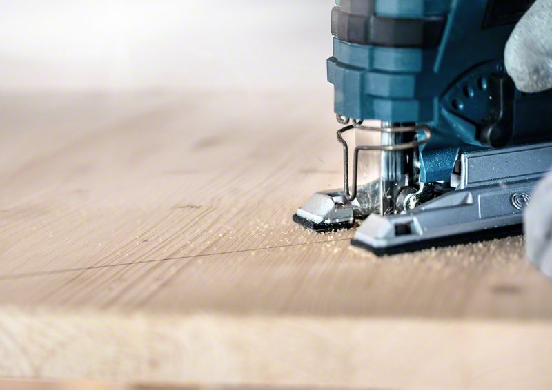 BOSCH EXPERT ‘Wood 2-side clean’ T 308 B Stichsägeblatt, 100 Stück. Für Stichsägen