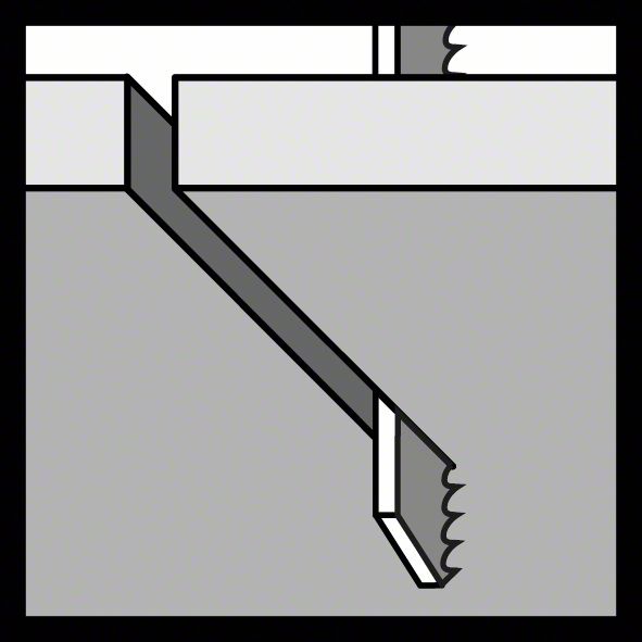 BOSCH Stichsägeblatt T 118 GFS Basic for Stainless Steel, 5er-Pack