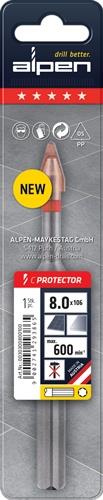 ALPEN Feinsteinzeugfliesenbohrer C PROTECTOR D.8mm ALPEN