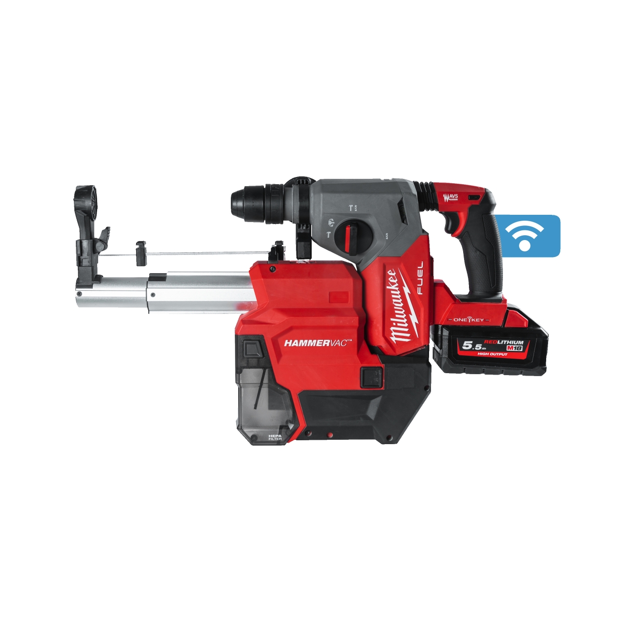 MILWAUKEE M18ONEFHXDEL-552C AKKU-KOMBIHAMMER IN2