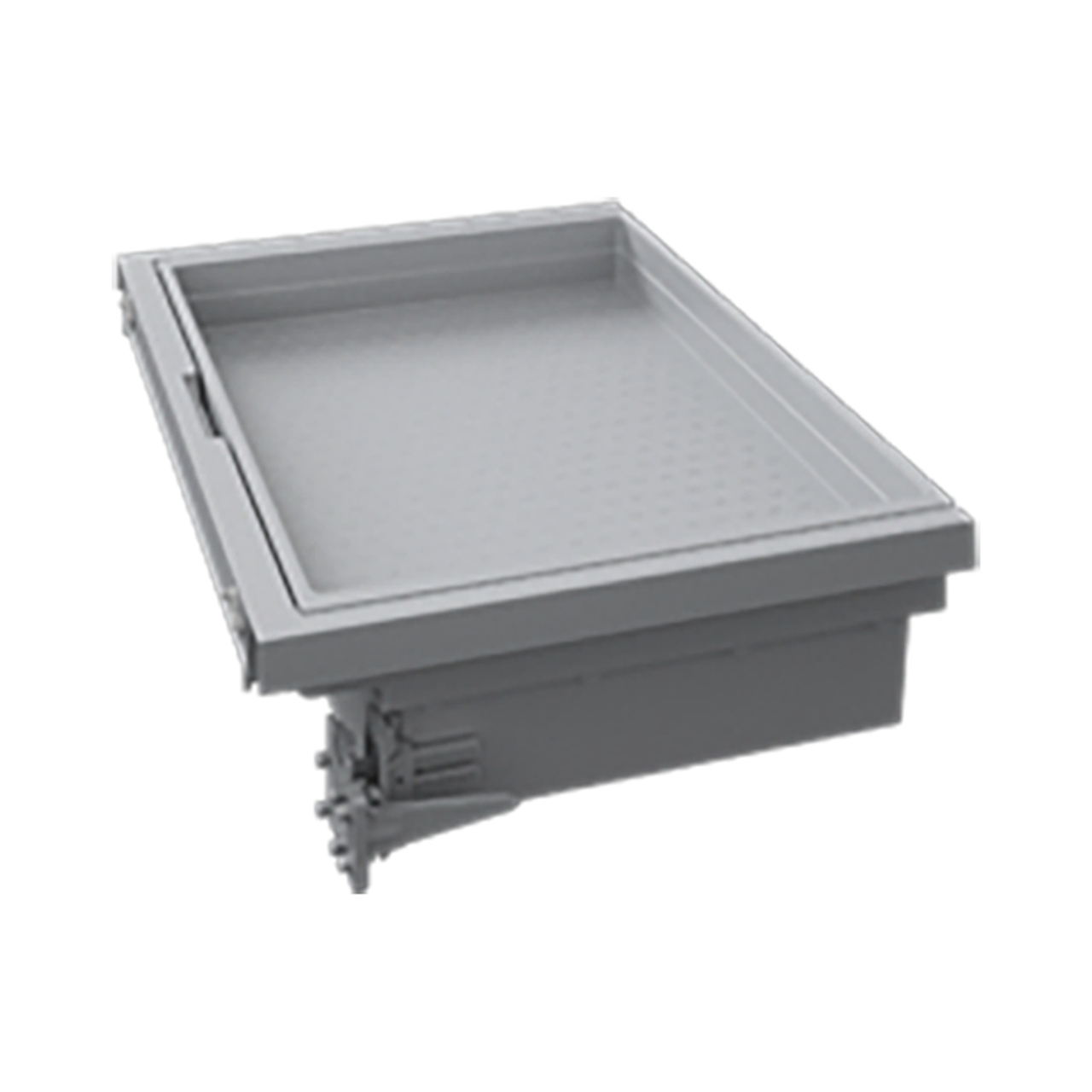 HETTICH Großraumauszug für Herdunterbau InnoTech Atira / 100 mm, silber, 46814