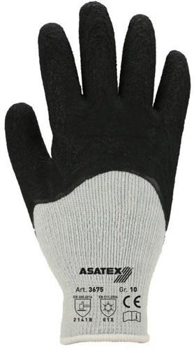 ASATEX Kälteschutzhandschuhe Gr.9 schwarz/grau EN 388,EN 511 PSA II