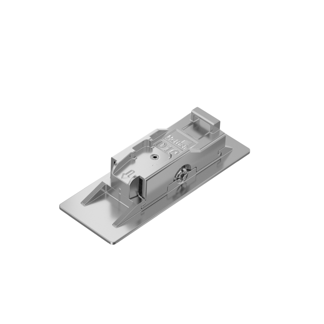 HETTICH Montageplatte zur Klebemontage mit Direkt-Höhenverstellung, Distanz 10.0 mm, 9133536