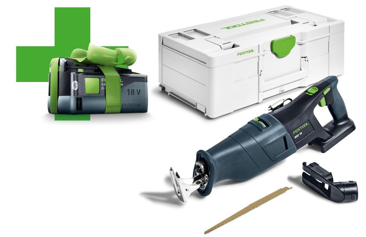 FESTOOL Akku-Säbelsäge RSC 18 EB-Basic-5,0