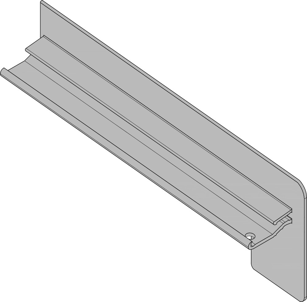 GUTMANN Bordstück B 404 AL, 260 mm, dunkelbraun