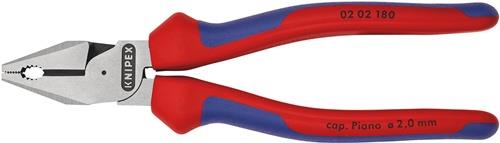 KNIPEX Kraftkombizange L.180mm pol.Mehrkomp.-Hülle KNIPEX