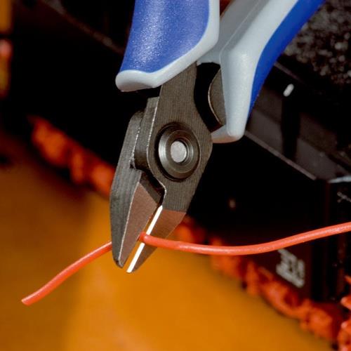 KNIPEX Präzisions-Elektronik-Seitenschn.L.125mm Form 3 Facette ja,sehr kl.pol.KNIPEX