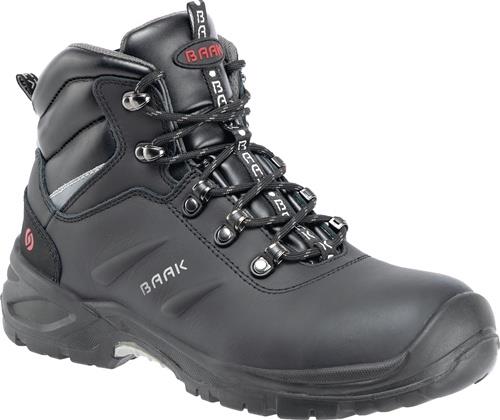 BAAK Sicherheitsstiefel Harrison Gr. 42 N schwarz Leder S3 SRC ESD EN20345