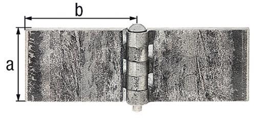 GAH Scharnier 80x80mm STA roh 6mm GAH