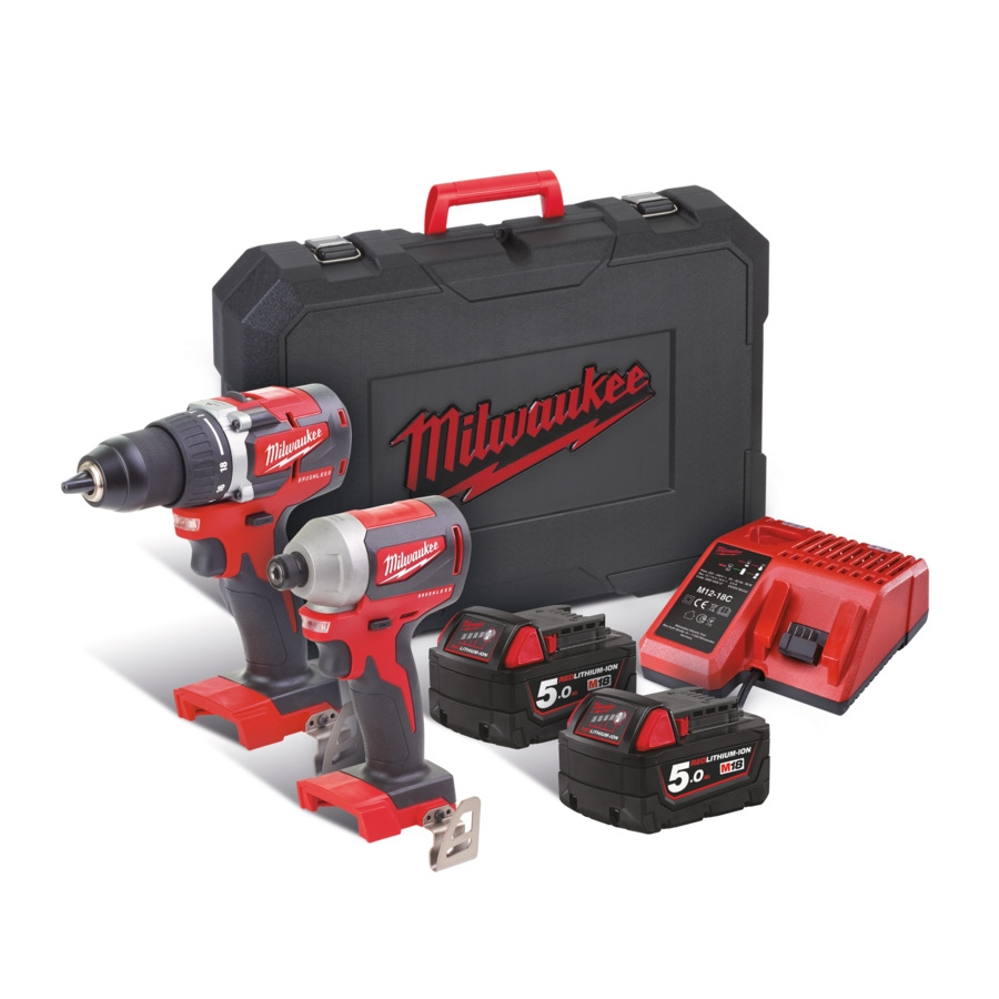 MILWAUKEE M18CBLPP2B-502C SET POWERPACK IN2