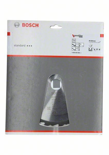 BOSCH Kreissägeblatt Speedline Wood, 230 x 30 x 2,4 mm, 18