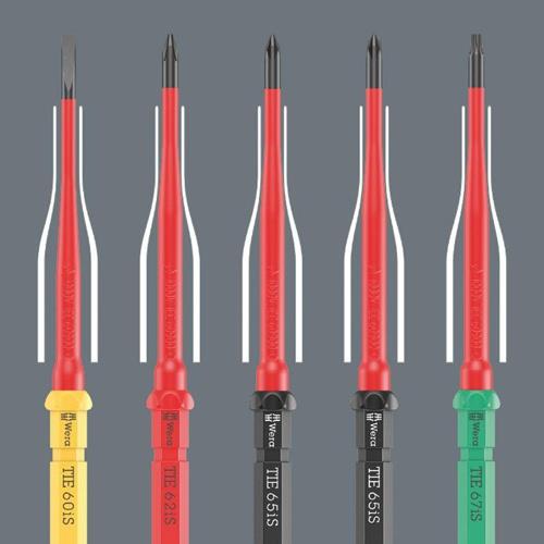 WERA Schraubendrehersatz Kraftform Kompakt VDE 17 RA 1 17-tlg.Schlitz/PH/PZ/PZ/S/Torx