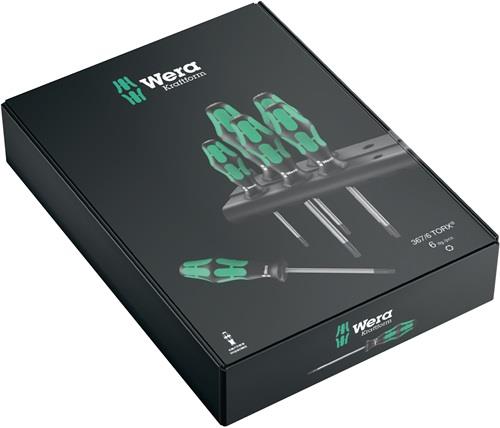 WERA Schraubendrehersatz 367/6 TORX BO 6-tlg.TORX® m.Bohr.2K-Griff Rundkl.WERA