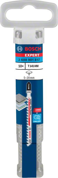 BOSCH EXPERT 'Fiber Plaster' T 141 HM Stichsägeblatt, 10 Stück