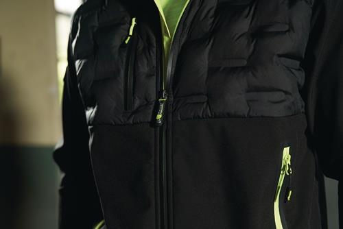 U.POWER Hybrid-Softshelljacke Spock Gr.2XL schwarz/carbon U.POWER