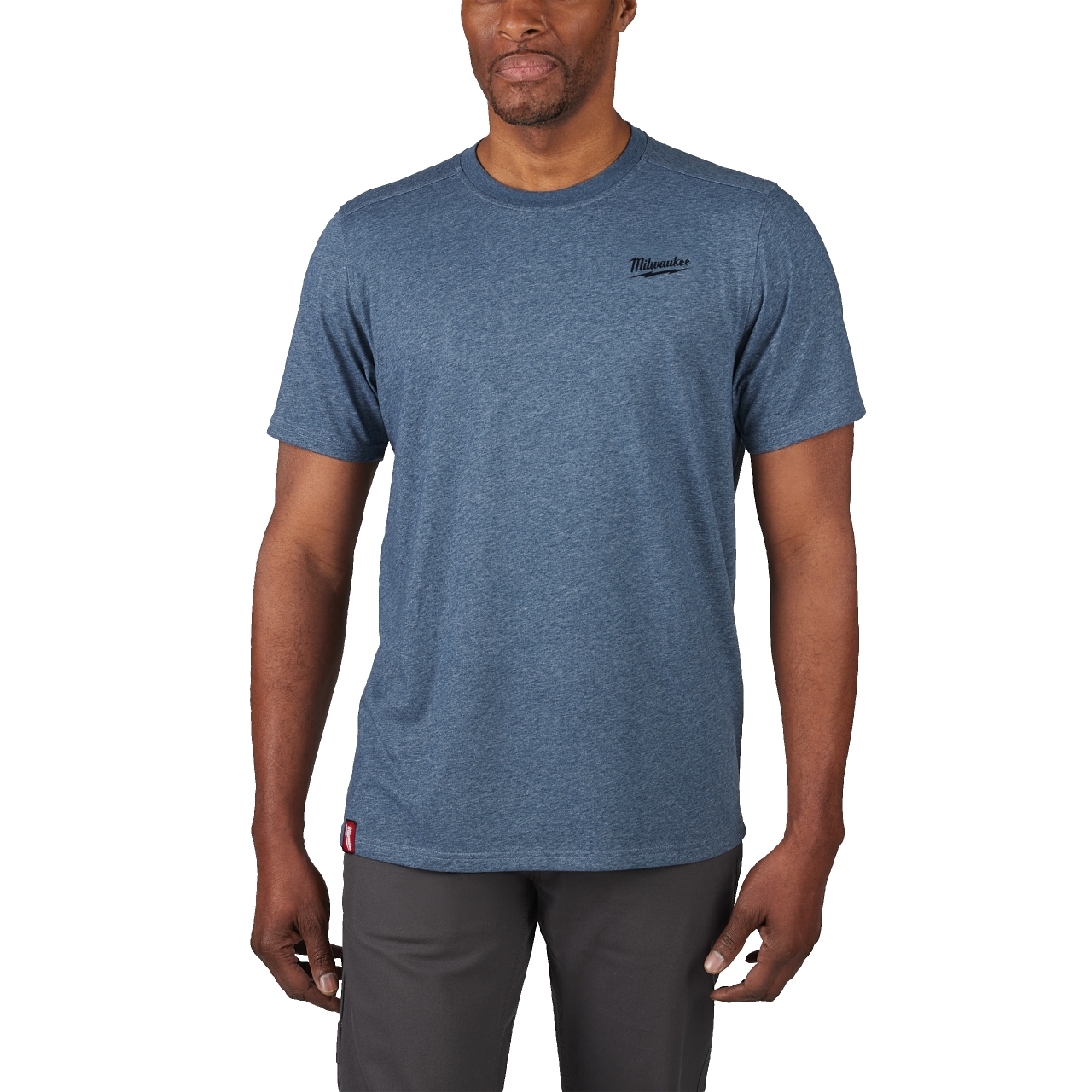 MILWAUKEE Hybrid-T-Shirt blau HTSSBLU-XXL