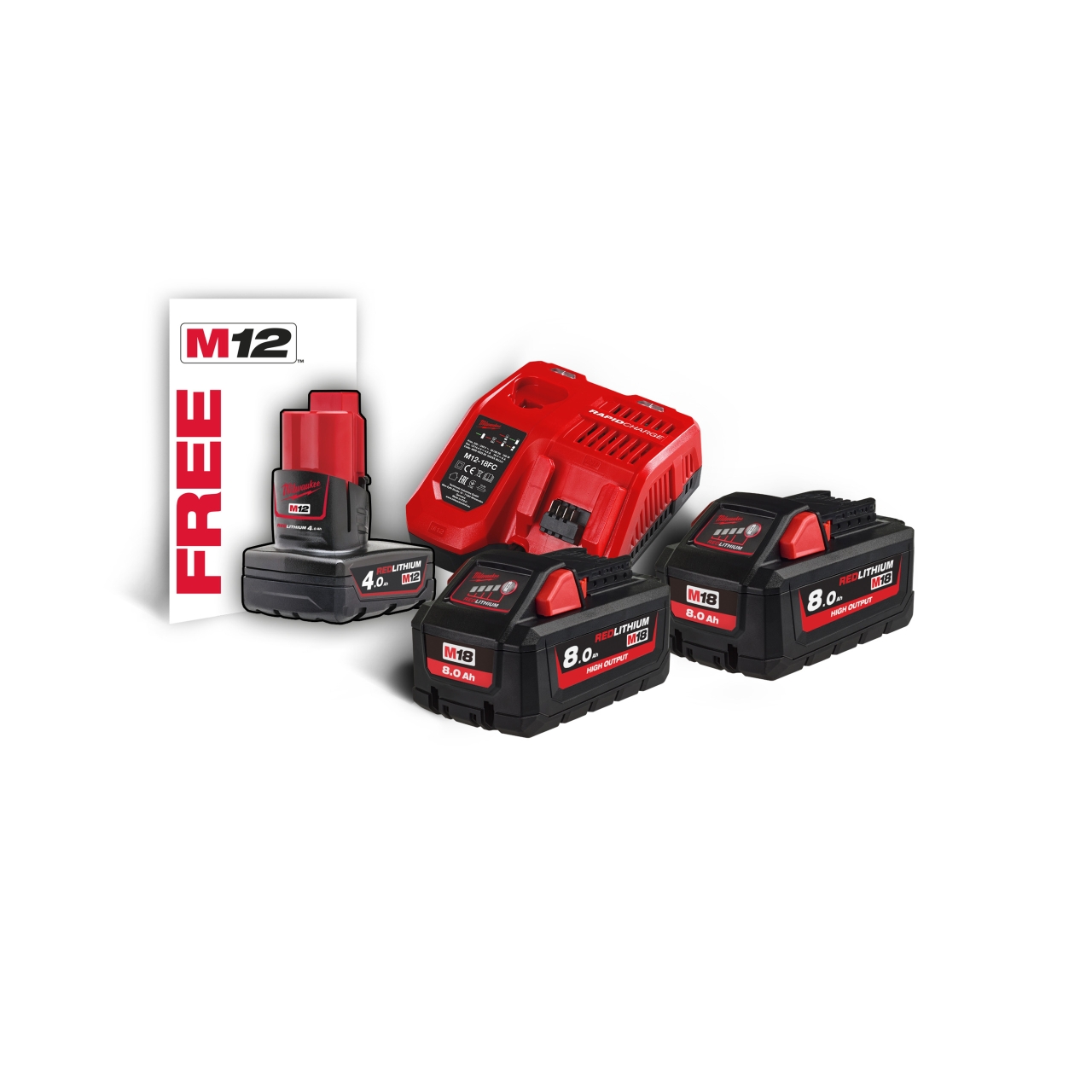 MILWAUKEE M18HNRG-802 NRG KIT IN2