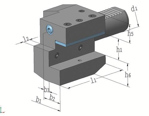 PROMAT Axialwerkzeughalter C1 DIN 69880 VDI30 re.PROMAT