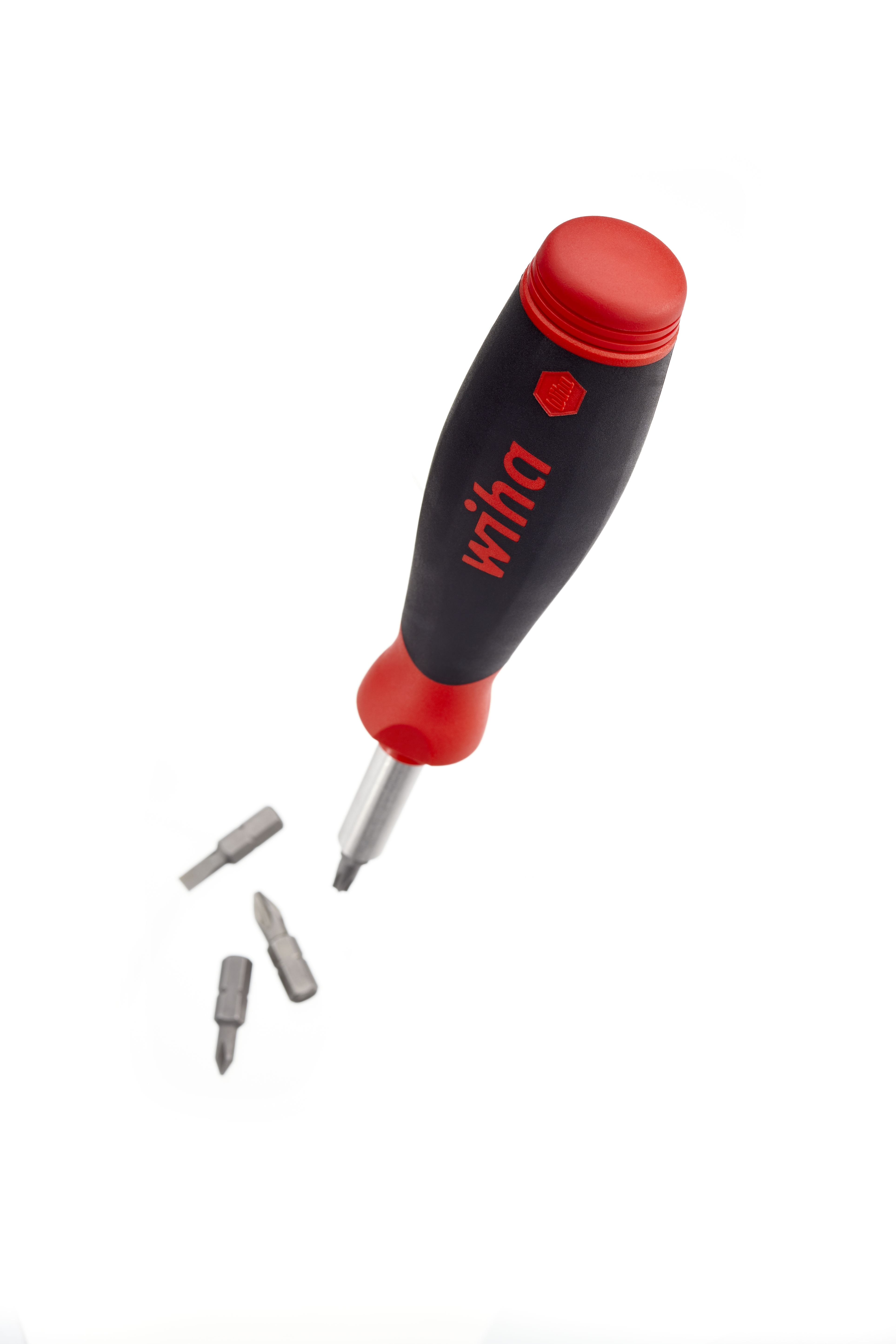 Wiha Schraubendreher mit Bit Magazin PocketMax® magnetisch gemischt mit 8 Bits, 1/4" (45292)