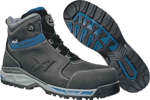 ALBATROS Sicherheitsstiefel TOFANE BLACK QL CTX MID Gr.41 schwarz/blau S3 EN20345