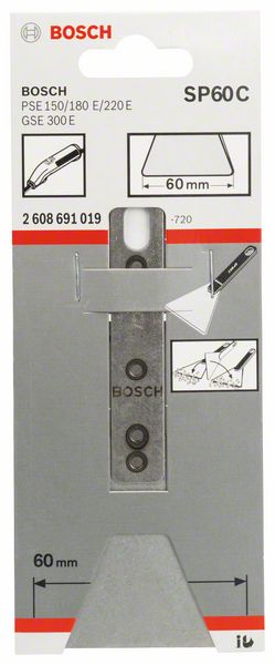 BOSCH Spachtel SP 60 C für Bosch-Elektroschaber, 60 x 60 mm