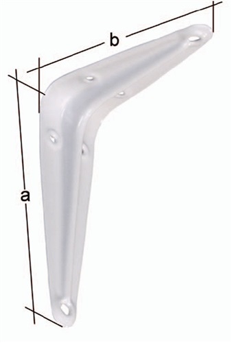 GAH Konsole L.250mm H.300mm STA weiß lack.Trgf.166kg GAH