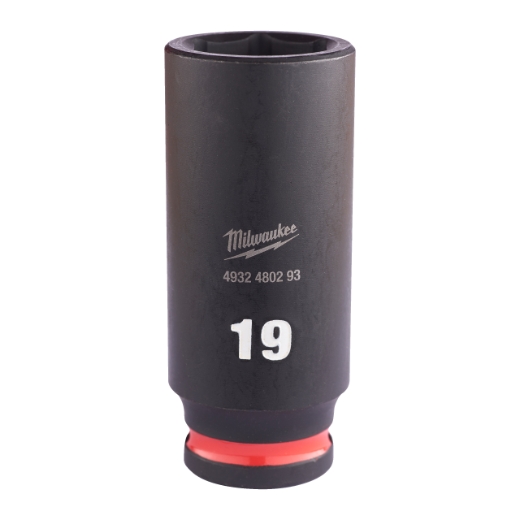 MILWAUKEE Schlagnuss SHOCKWAVE 3/8" 19x65 mm