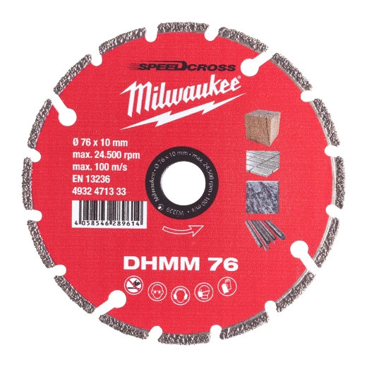 MILWAUKEE Diamanttrennscheibe 76 - 1 pc