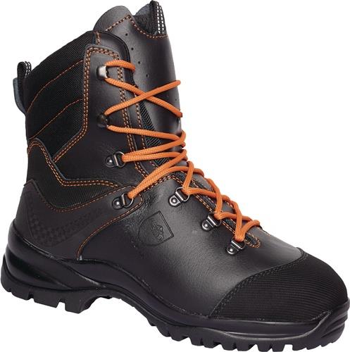 SOLIDUR Forstsicherheitsstiefel KAILASH Gr.45 schwarz/orange GlattlederS3 HRO CI HI SRC