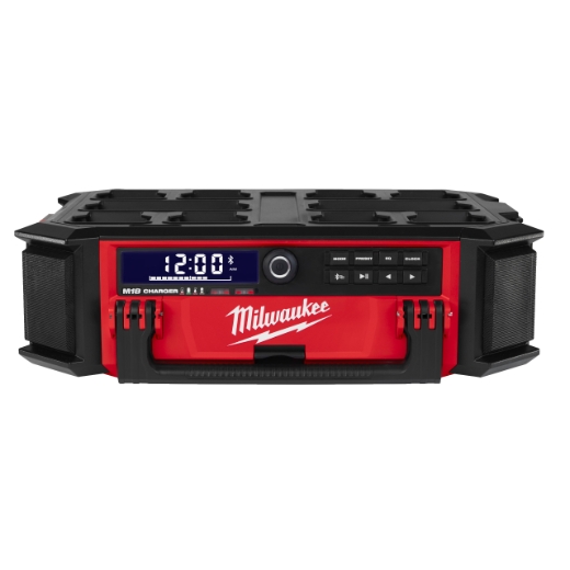 MILWAUKEE M18PRCDAB+-0 PACKOUT Netz/Akku-Radio mit Ladefunktion