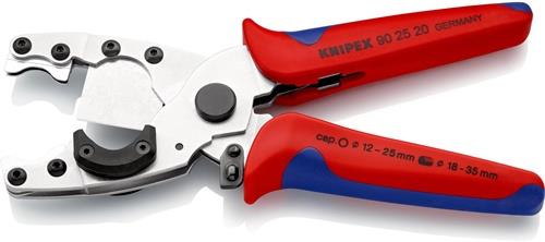 KNIPEX Rohrschneider f.Rohre D.12-25/18-35mm L.210mm Chrom-Vanadin-Elektrostahl KNIPEX